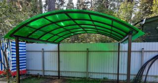 Арочные навесы из поликарбоната Якутск, цена от 3751 руб.