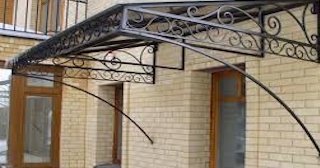 Кованные навесы к дому в Якутске по доступной цене | НавесыКтс от 2113 рублей